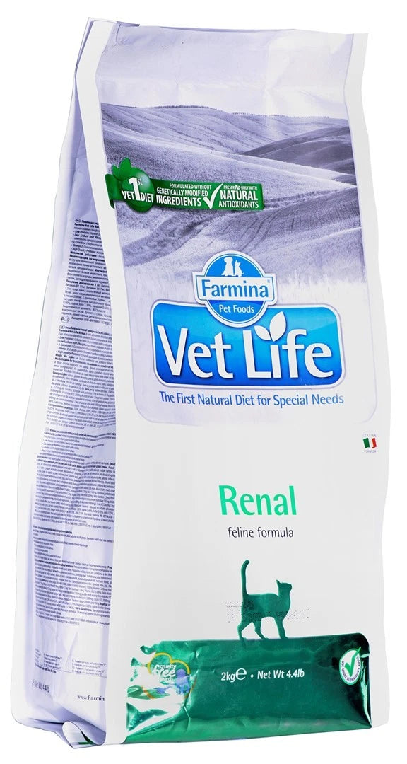 Farmina Vet Life Cat Renal Alimento Seco para Gatos 2Kg