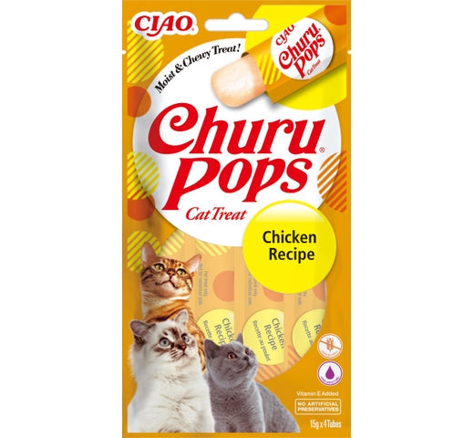 Churu Cat Pops Pollo Snack 12x4x15g