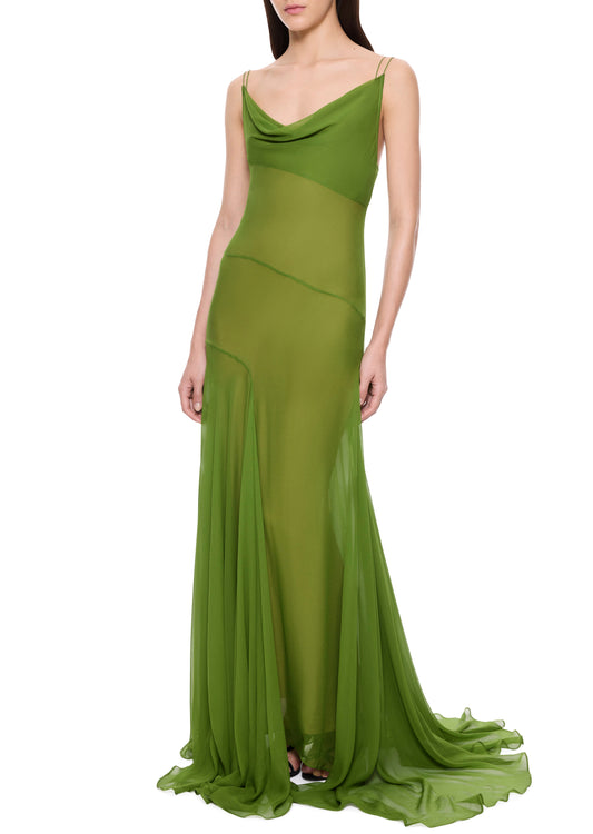 Attica Maxi Dress - Forest Green