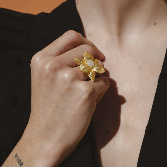 Anillo Sofy Piedra Lunar