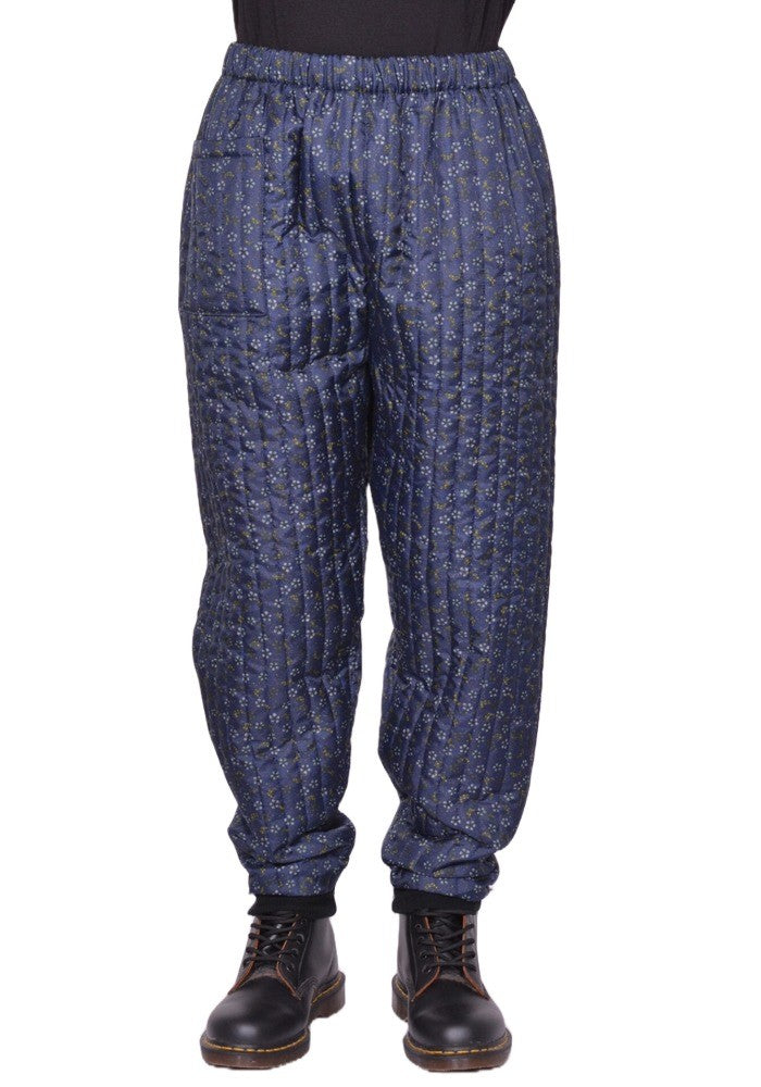 BLESS N°08 3096 MONPE PANTS FLORAL PRINT DARKBLUE (New Season FW25)