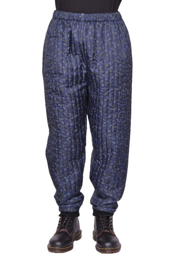 BLESS N°08 3096 MONPE PANTS FLORAL PRINT DARKBLUE (New Season FW25)