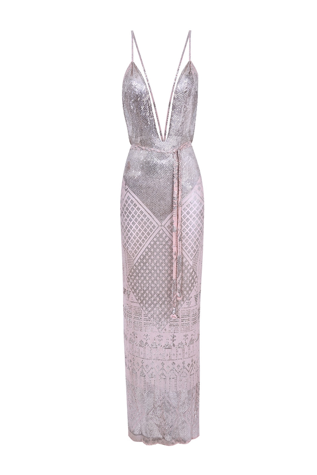 1920's Egyptian Pale Pink Gown