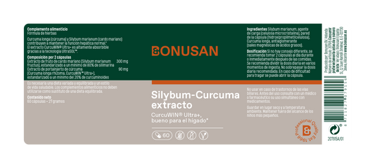 Bonusan Cúrcuma Longa Extracto 60 Cápsulas