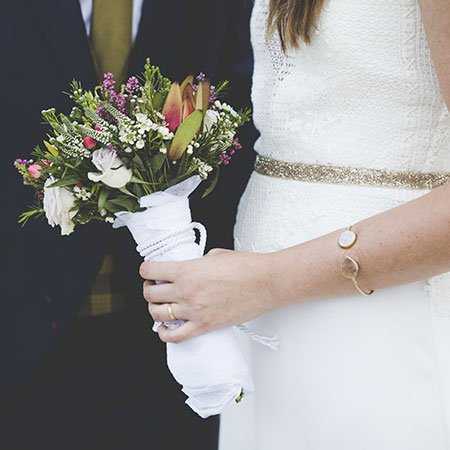 Brazalete Nilo Fucsia y Amarillo