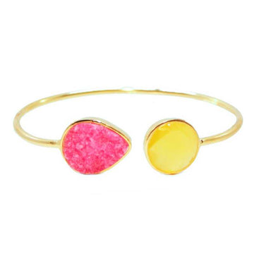 Brazalete Nilo Fucsia y Amarillo