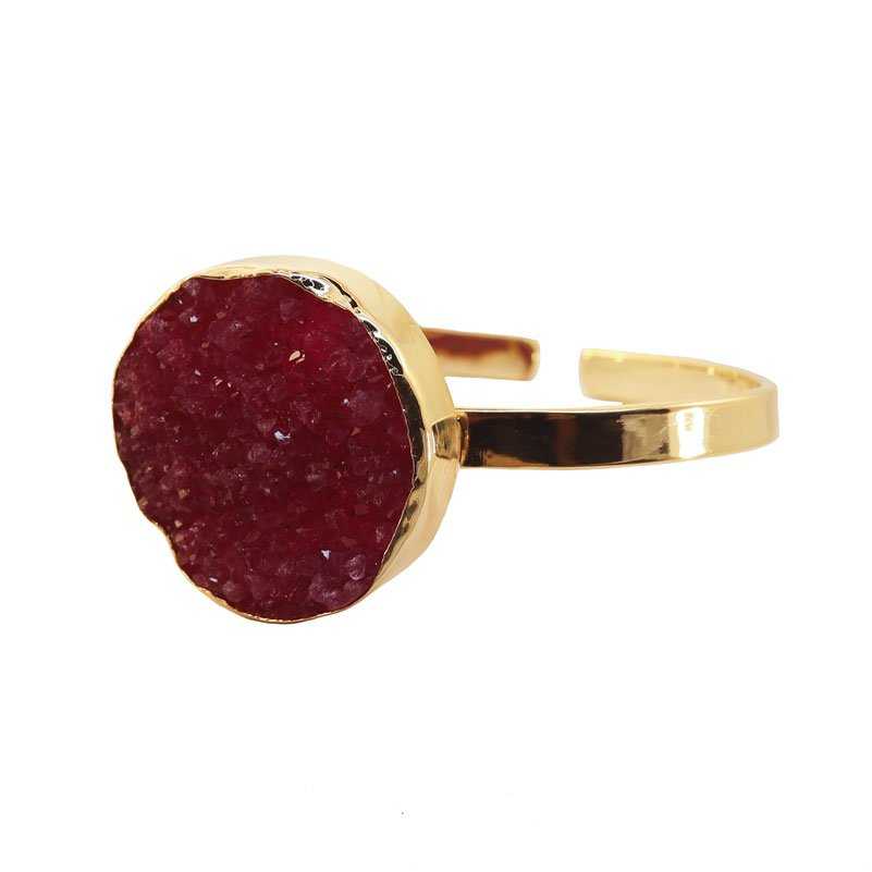 Brazalete Reloxo Burdeos Rosado