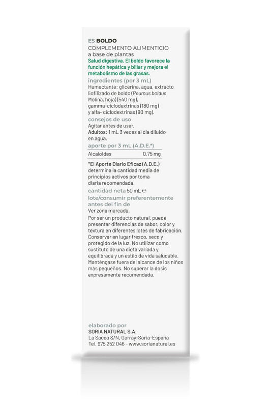 Soria Natural Extracto Boldo S. XXI 50 ml