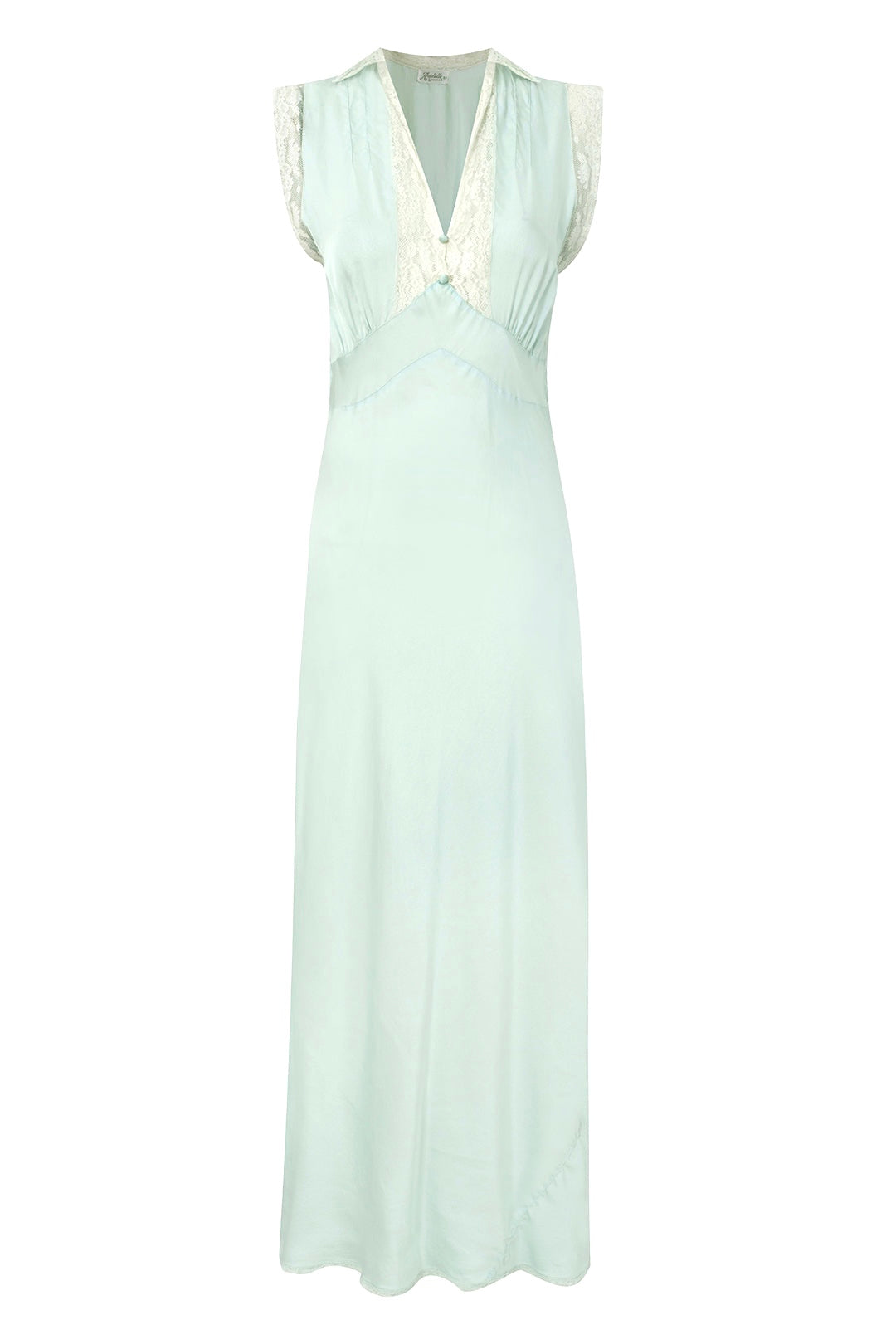 1940's Baby Blue Slip Dress