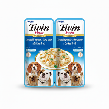 Churu Dog Twin Packs Pollo Con Verduras Y Queso 12x80Gr