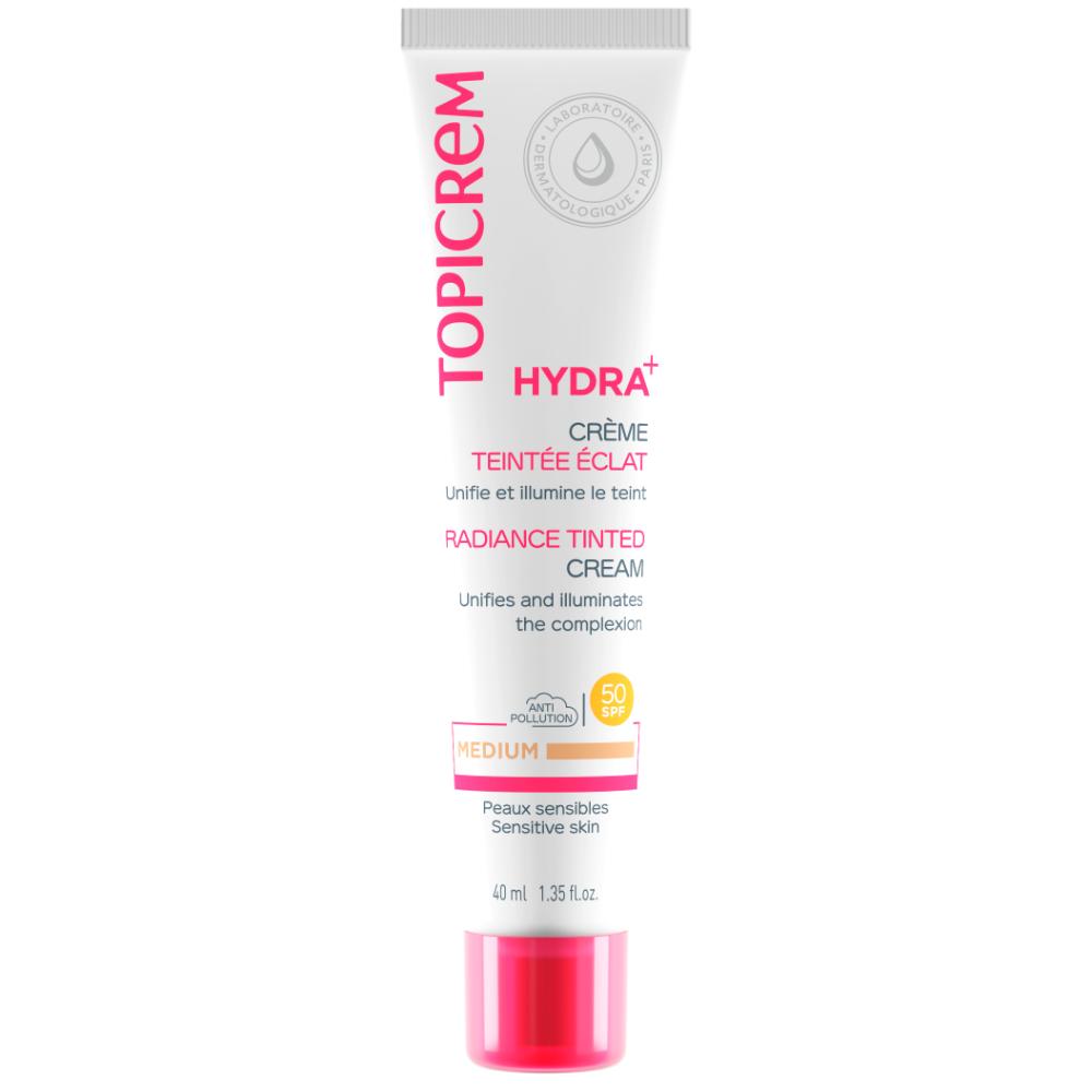 Topicrem Hydra+ Crema con Color Medium SPF50 40ml