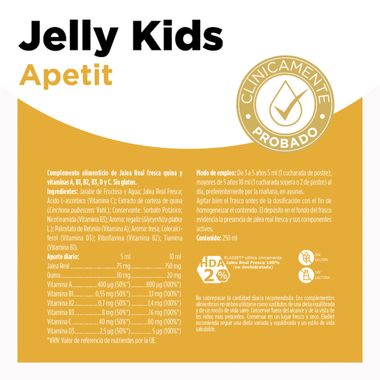 Jelly Kids Apetit Jarabe 250 ml