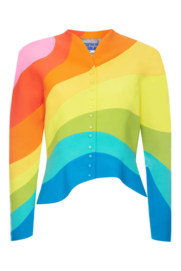1990's Thierry Mugler Rainbow Jacket