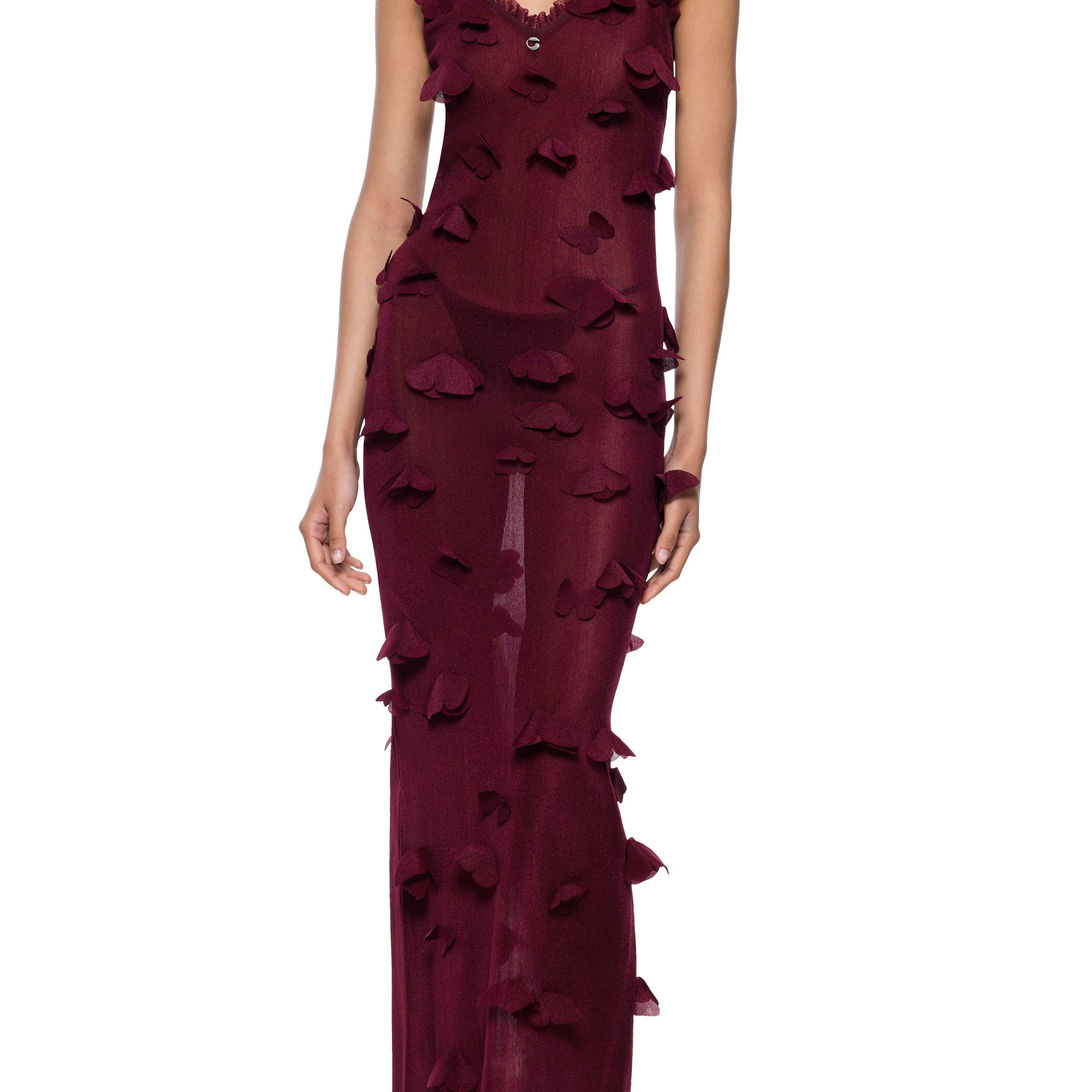 Butterflies Dress - Red