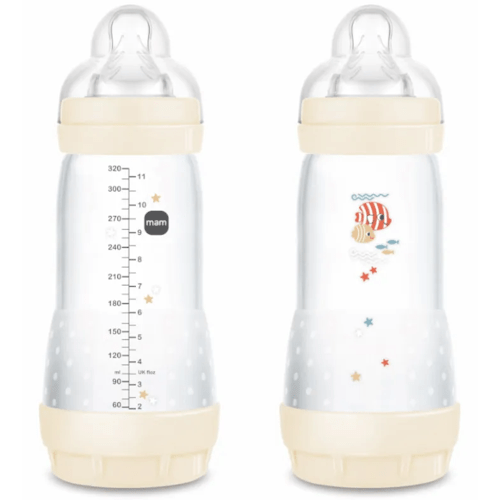 MAM Biberón Easy Start Anti Cólico 320ml - Blanco