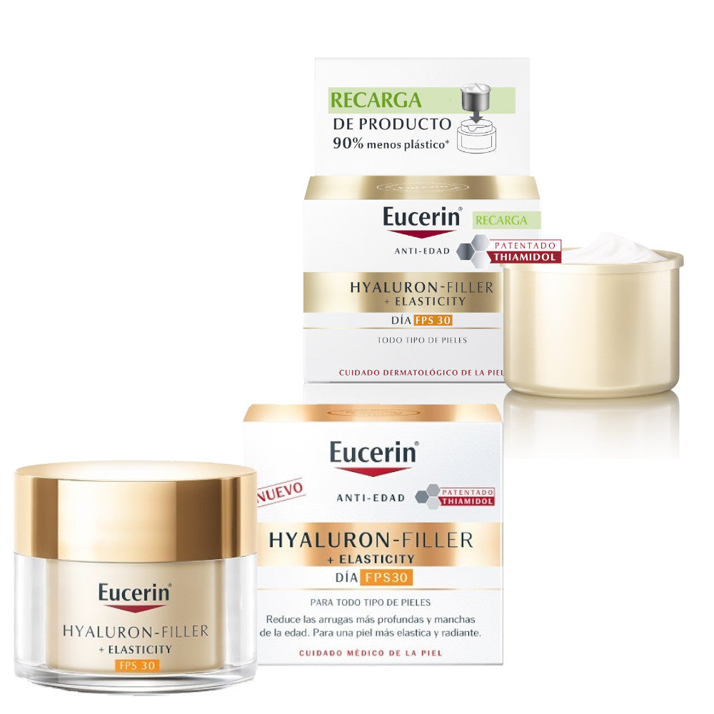 Eucerin Hyaluron Filler+ Elasticity Day Cream SPF30 50ml + Refill 50ml