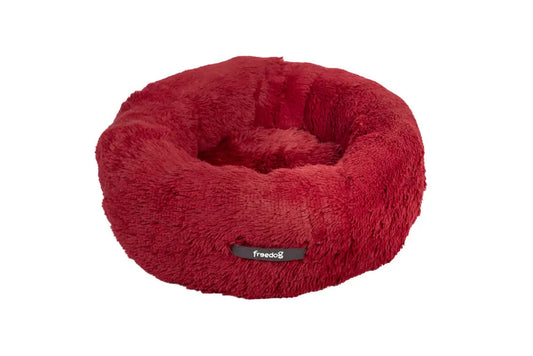 Freedog Donut Antiestrés Roja Cama para Mascotas 2000g