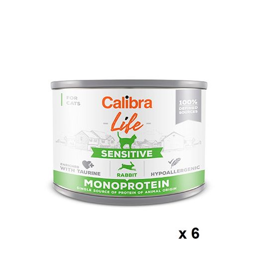 Calibra Cat Life Lata Sensitive 200g