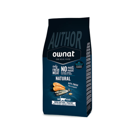 Ownat Author Fresh Fish and Chicken Dry Cat Food 3Kg