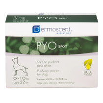 Dermoscent PYOspot Spot-on Perros hasta 10kg 4 pipetas 0,6ml