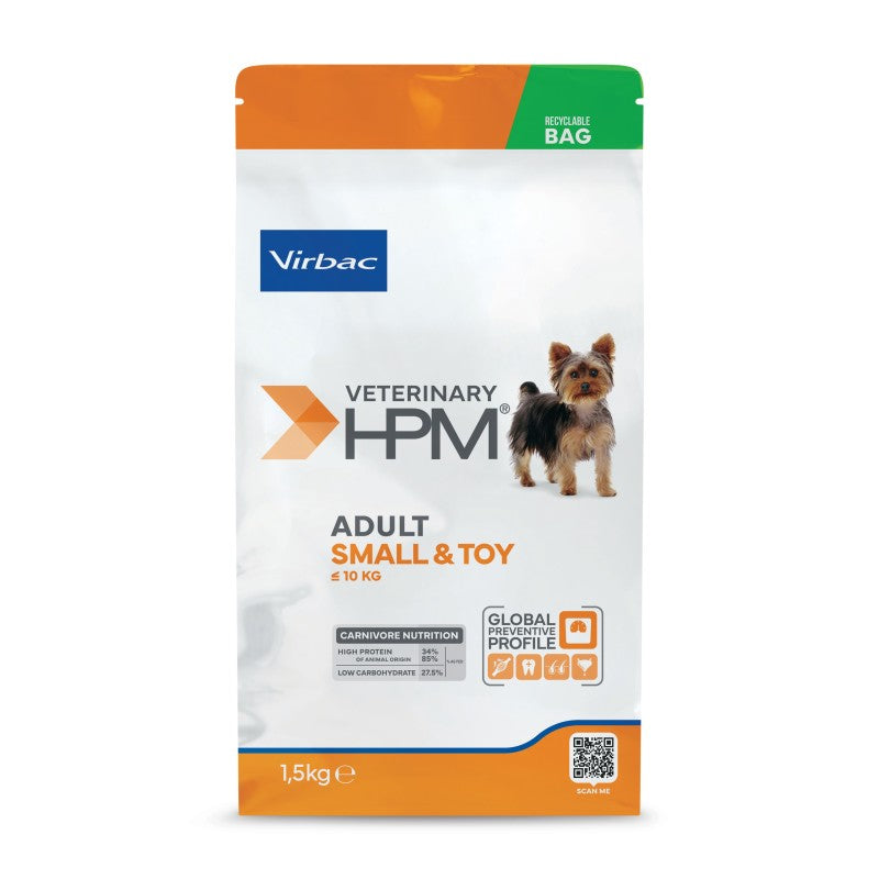 Virbac Veterinary HPM Adult Small & Toy Pienso para Perros 1.5kg