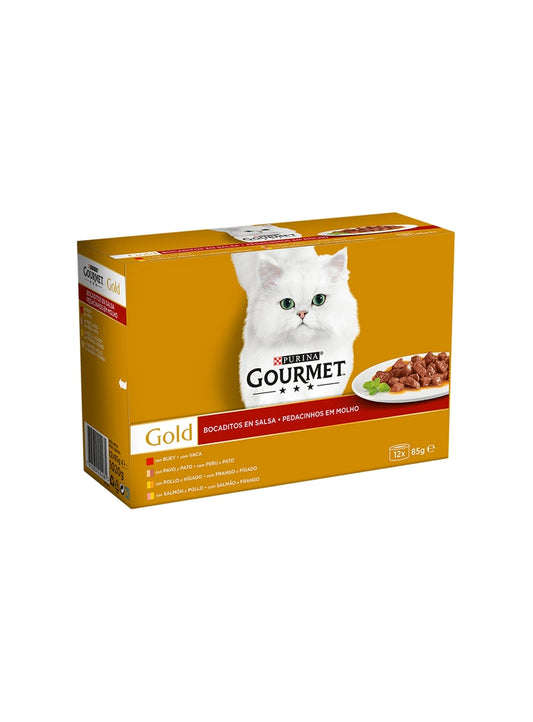 Purina Gourmet Gold Bites in Sauce Assortment 12 x 85 g