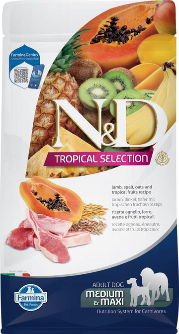 Farmina N&D Tropical Selection Med Maxi Cordero Alimento Seco 2kg