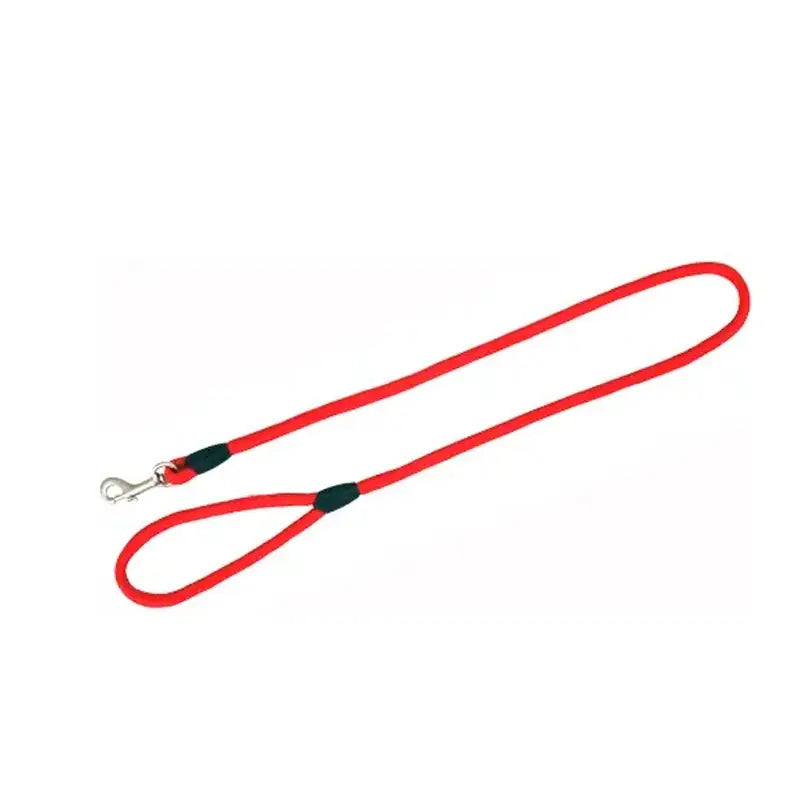 Freedog Correa Nylon Redonda Roja 60cm