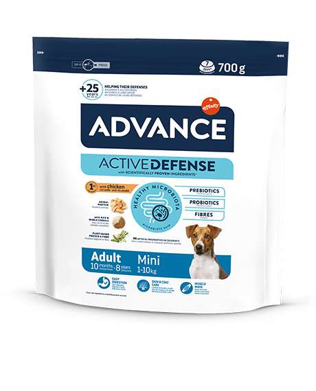 Affinity Advance Mini Adult Pienso para Perros Pollo y Arroz 700g