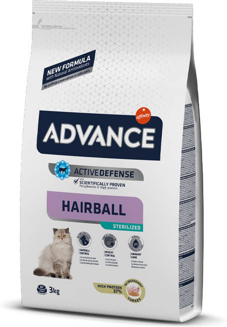 Affinity Advance Feline Adult Sterilized Hairball Pienso Seco 3Kg