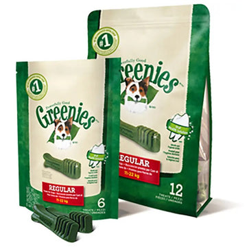 Greenies Dental Regular Snacks Dentales 6 cajas de 340g