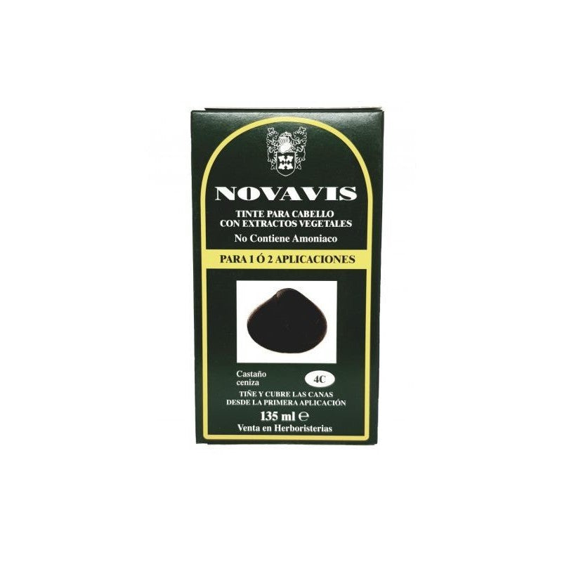 Novavis Tinte Vegetal 4C Castaño Ceniza 130ml