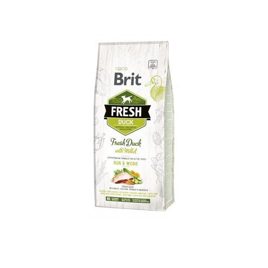 Brit Fresh Active Run Pato Alimento Seco para Perros 2,5Kg