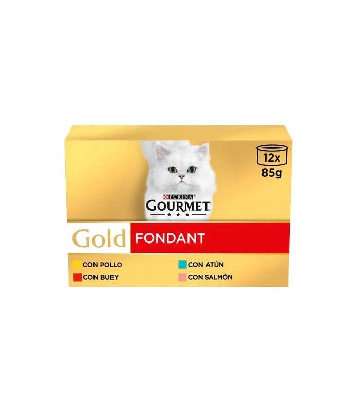 Purina Gourmet Gold Fondant Latas 12 ud