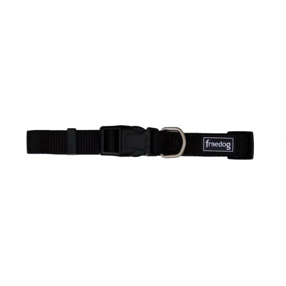 Freedog Collar Nylon Basic Negro 1 ud