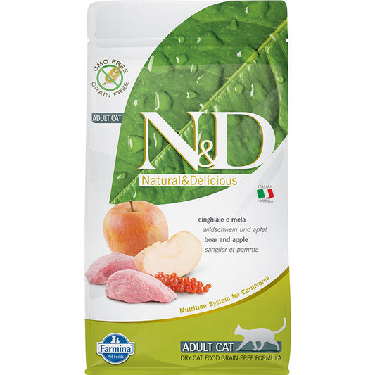 Farmina N&amp;D Cat Prime Wild Boar Dry Food 1.5Kg