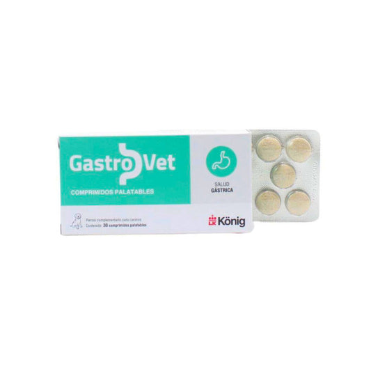 Konig Gastrovet Suplemento Digestivo Tabletas 30 ud