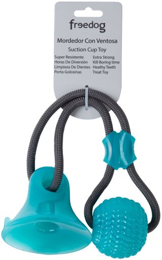 Freedog Juguete Pelota Mordedor con Ventosa 43cm