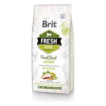 Brit Fresh Active Run Pato Alimento Seco para Perros 2,5Kg