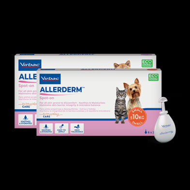 Virbac Allerderm Spot-On Cuidado de la Piel 6 pipetas de 4ml