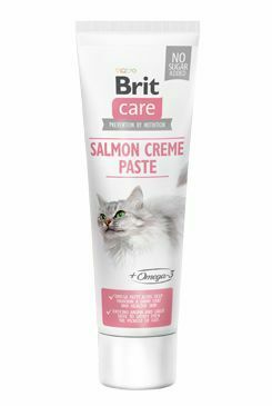 Brit Care Cat Pasta Crema Salmón Complemento 100g