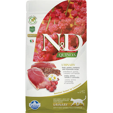 Farmina N&D Quinoa Urinary Alimento Seco para Gatos Adultos Pato 5kg