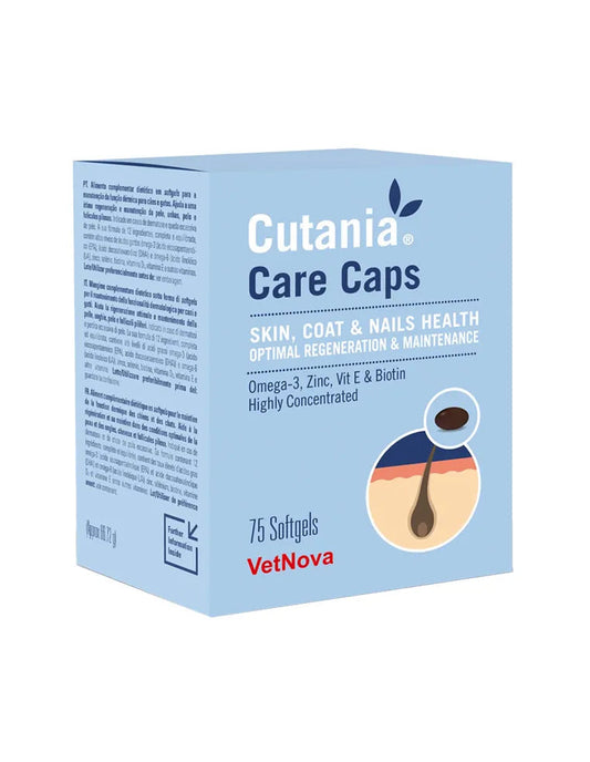 Vetnova Cutania Care Caps Suplemento Dermatológico 75 cápsulas