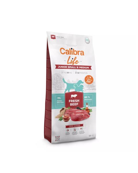 Calibra Dog Life Junior Res Croquetas Secas 12kg
