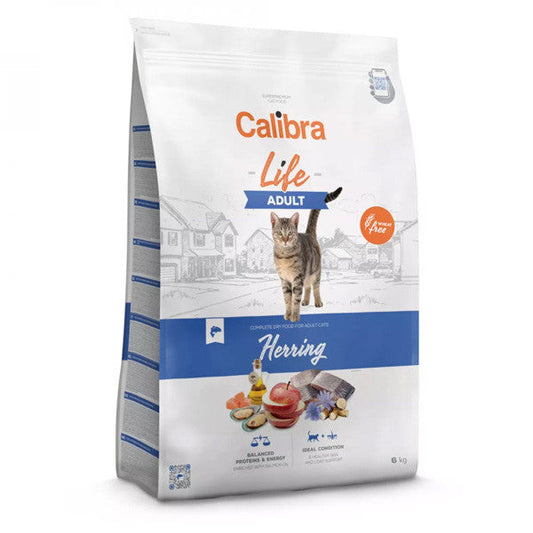 Calibra Cat Life Adult Herring Dry Food 6kg