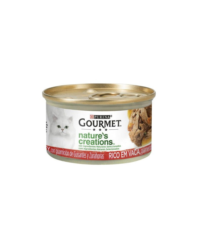 Purina Gourmet Nature Beef Wet Cat Food 24x85g