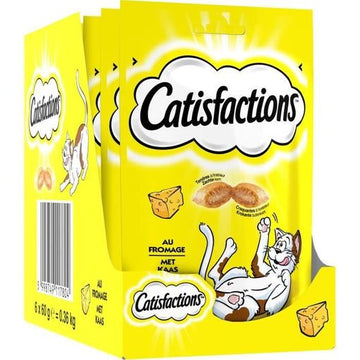 Catisfactions Queso Snack para Gatos 6x60g