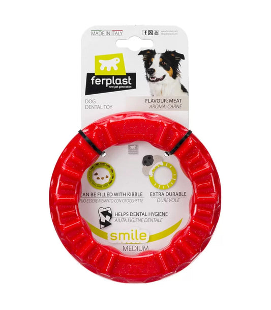 Ferplast Smile Ring M Juguete para Perros Rojo 1 ud