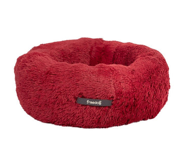 Freedog Cama Donut Roja 65x65cm