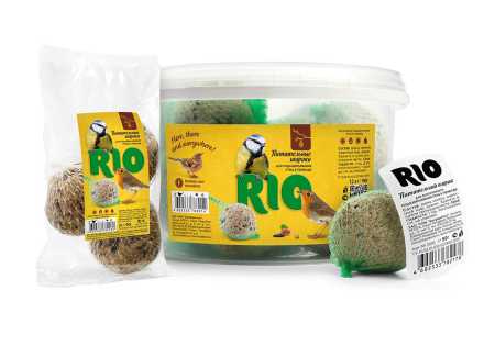 Rio Bolas de Grasa Bixoto Snacks Pájaros 6 ud